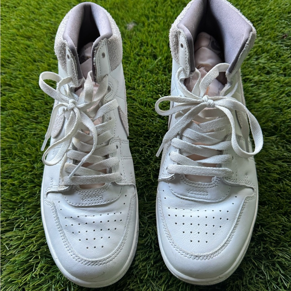 Nike White High-Top Athletic Shoes